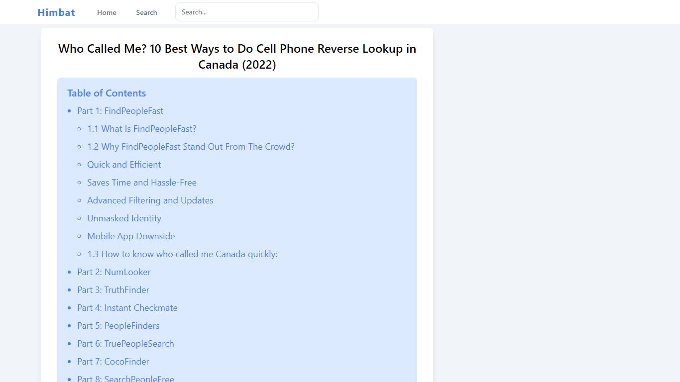 Who Called Me? 10 Best Ways to Do Cell Phone Reverse Lookup in Canada ...